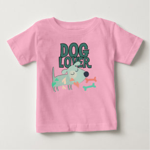 Camiseta Para Bebê Cachorro