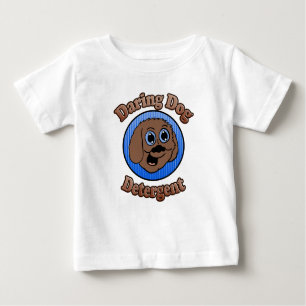 Camiseta Para Bebê Cachorro Atento Detergente