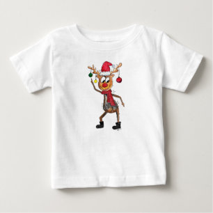 Camiseta Para Bebê Cachorro Borrão Borrão