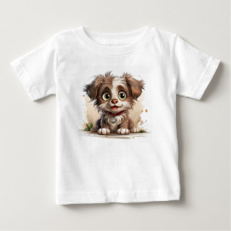 Camiseta Para Bebê Cachorro Cachorro