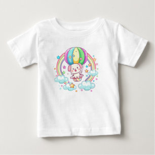 Camiseta Para Bebê Cachorro Cachorro Cachorro Ar Quente Camiseta Bebê