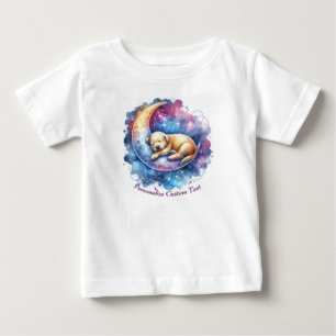 Camiseta Para Bebê Cachorro Cachorro Cachorro Personalizado Dormindo