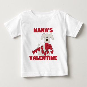 Camiseta Para Bebê Cachorro Cachorro Nana Namorados