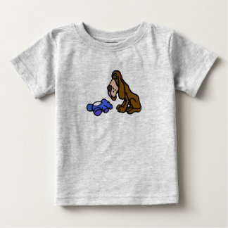 Camiseta Para Bebê Cachorro com brinquedo
