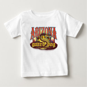 Camiseta Para Bebê Cachorro de Guarda Cobra do Arizona
