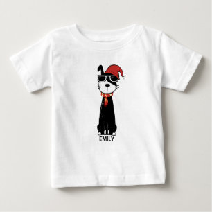 Camiseta Para Bebê Cachorro de Inverno Legal 2