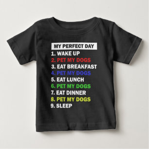 Camiseta Para Bebê Cachorro Engraçado Cachorro 