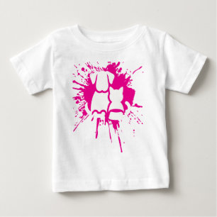 Camiseta Para Bebê Cachorro Fofo e Gato Melhores Amigos Salpico de Ti