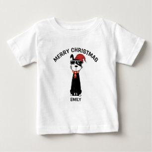 Camiseta Para Bebê Cachorro Legal 2 Feliz Natal