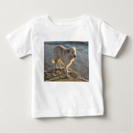 Camiseta Para Bebê Cachorro Na Costa