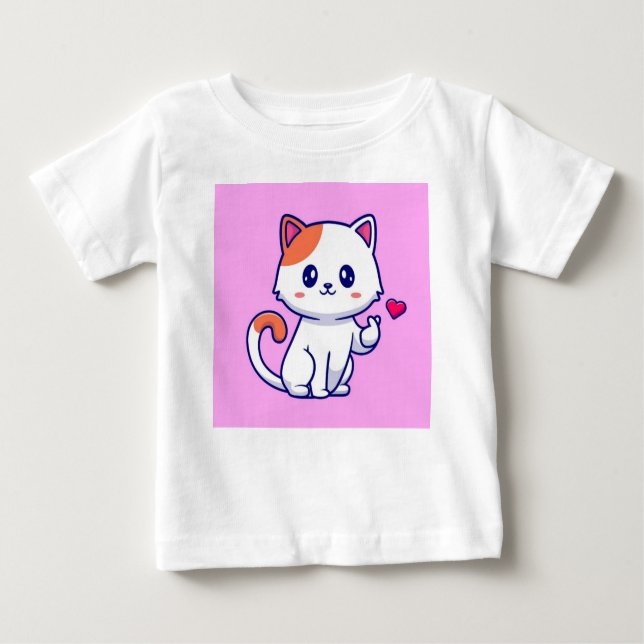 Camiseta Para Bebê Cachorro no amor-23663 (Frente)
