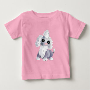 Camiseta Para Bebê Cachorro Pequeno
