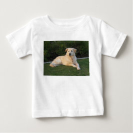 Camiseta Para Bebê Cachorro Relaxando