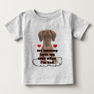 Camiseta Para Bebê cachorro ruim