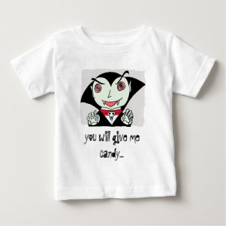 Camiseta Para Bebê caçoe dracula, você dar-me-á doces…