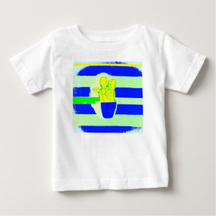 Camiseta Para Bebê Cacto colorido