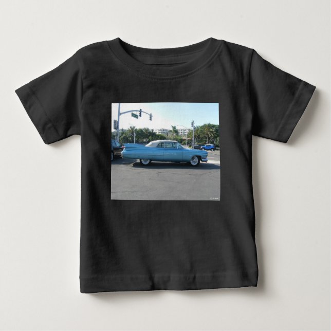 Camiseta Para Bebê cadillac 1959 (Frente)