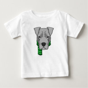 Camiseta Para Bebê Cães com Scarf