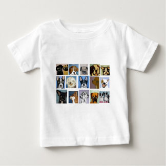 Camiseta Para Bebê cães pelo ginsburg de eric