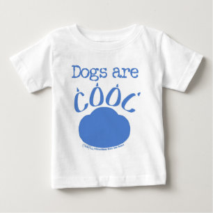 Camiseta Para Bebê CÃES são impressão Legal de pata