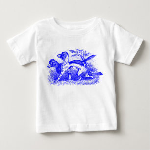 Camiseta Para Bebê Cães Vintage