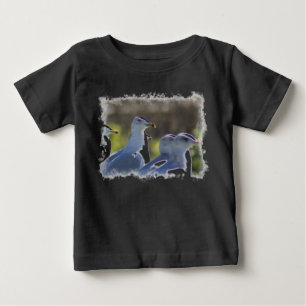 Camiseta Para Bebê Caivota em um trilho