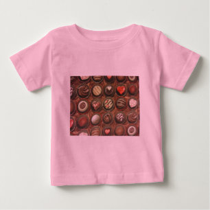 Camiseta Para Bebê Caixa de Chocolate