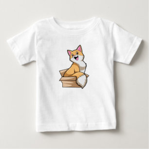 Camiseta Para Bebê Caixa de Gatos