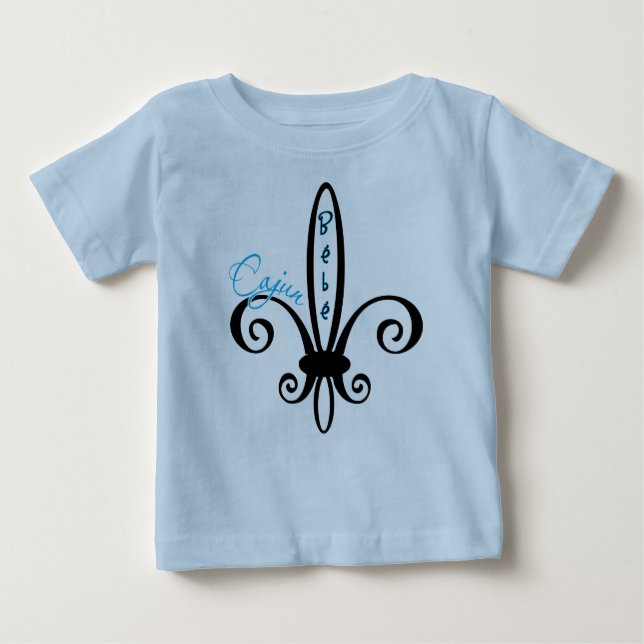 Camiseta Para Bebê Cajun Baby (Frente)