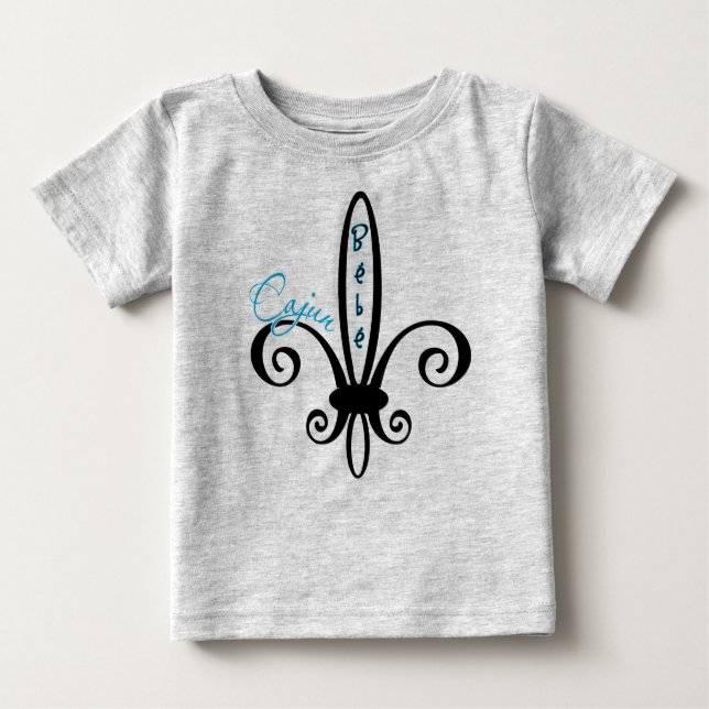 Camiseta Para Bebê Cajun Baby (Frente)