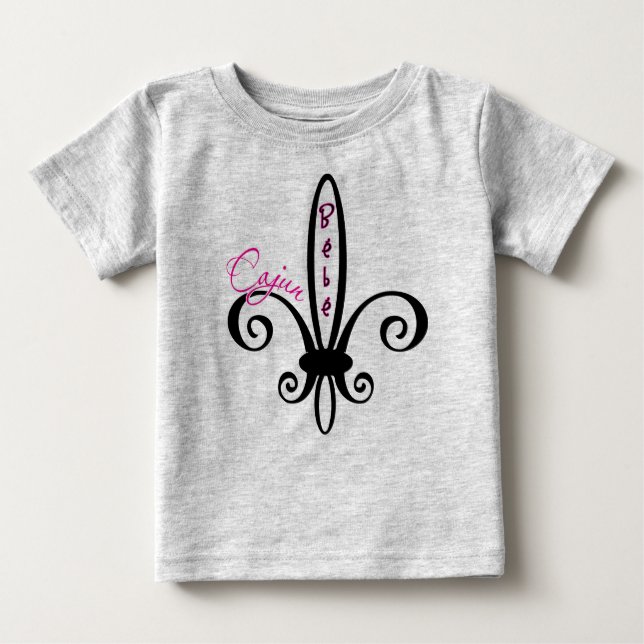 Camiseta Para Bebê Cajun Baby (Frente)