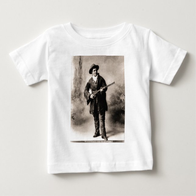 Camiseta Para Bebê Calamity Jane 1895 (Frente)