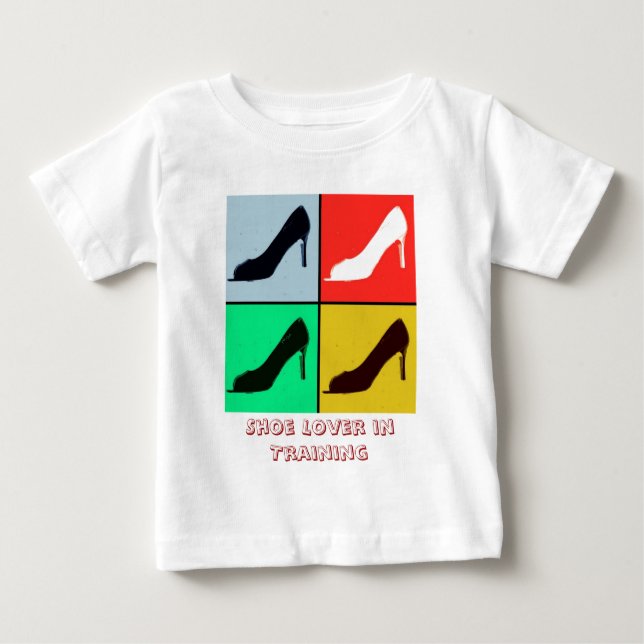 Camiseta Para Bebê Calçado (Frente)