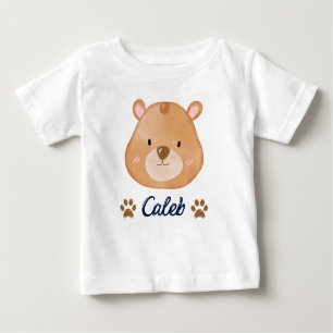 Camiseta Para Bebê Caleb panda
