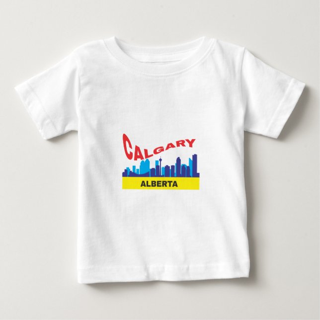 Camiseta Para Bebê Calgary (Frente)
