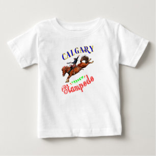 Camiseta Para Bebê Calgary Yeehaw Stampede