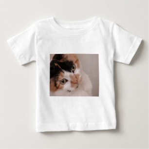 Camiseta Para Bebê Calico Cat