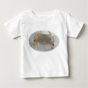 Camiseta Para Bebê Calico Crab Baby T-Shirt