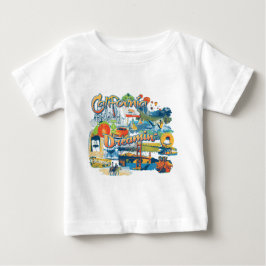 Camiseta Para Bebê Califórnia