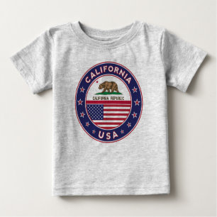 Camiseta Para Bebê California