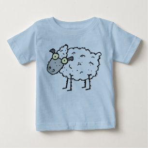 CAMISETA PARA BEBÊ CAMADAS DE BEBÊ COM OVELHA - TORREDEIROS - CRIAN