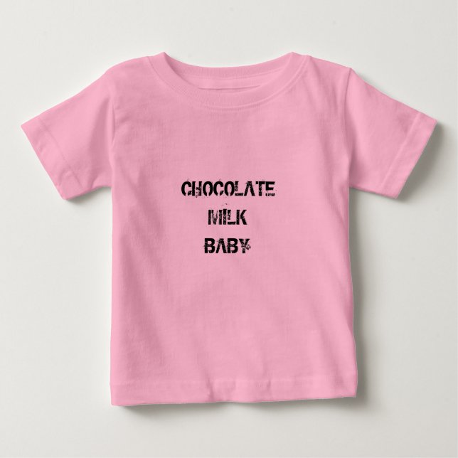 CAMISETA PARA BEBÊ CAMADAS DE BEBÊ DE CHOCOLATE (Frente)