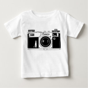Camiseta Para Bebê Câmara Clássica