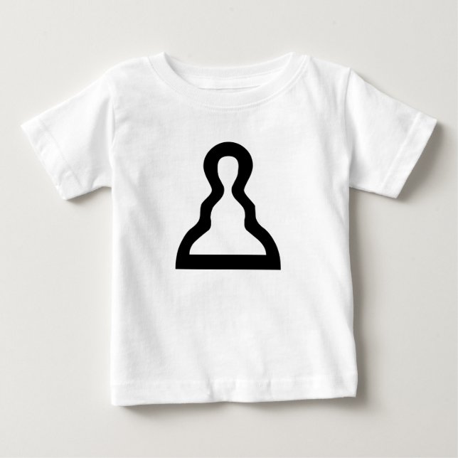 Camiseta Para Bebê Camarão Branco (Frente)