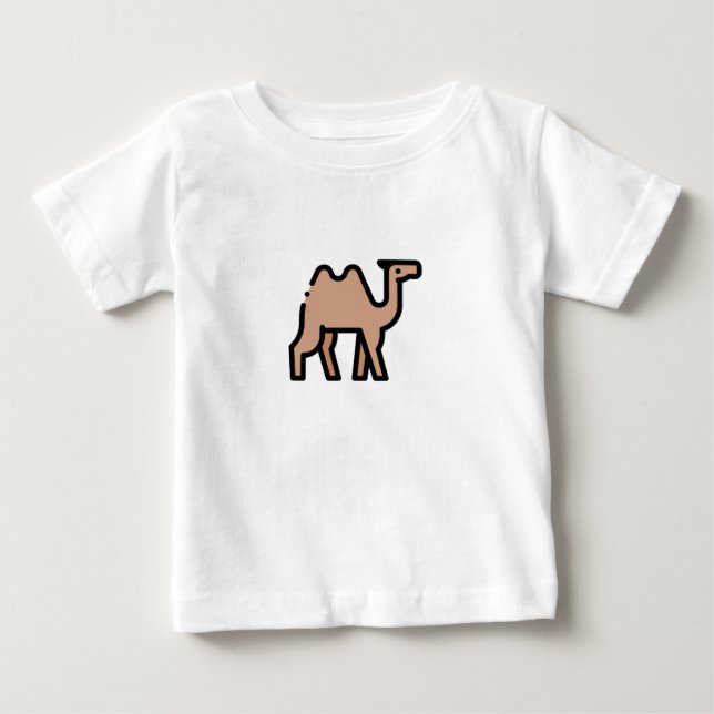 Camiseta Para Bebê Camel (Frente)