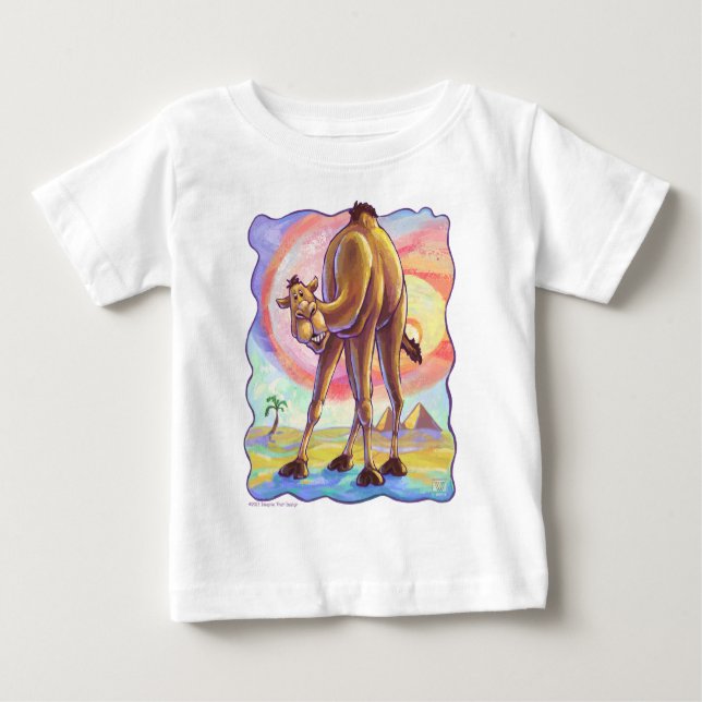 Camiseta Para Bebê Camel T-Shirts (Frente)