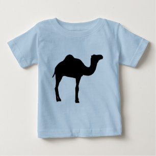 Camiseta Para Bebê Camelo