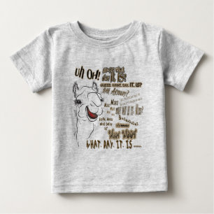 Camiseta Para Bebê Camelo Hump Day