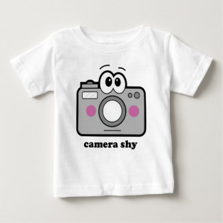Camiseta Para Bebê Câmera tímida