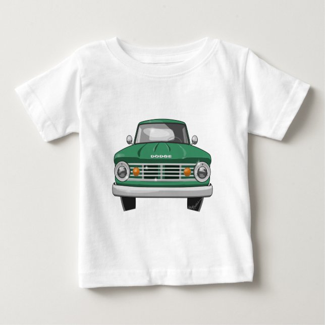 Camiseta Para Bebê Caminhão de 1967 Dodge Fargo (Frente)